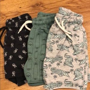 (3) Boys Sweat Shorts with Graphic